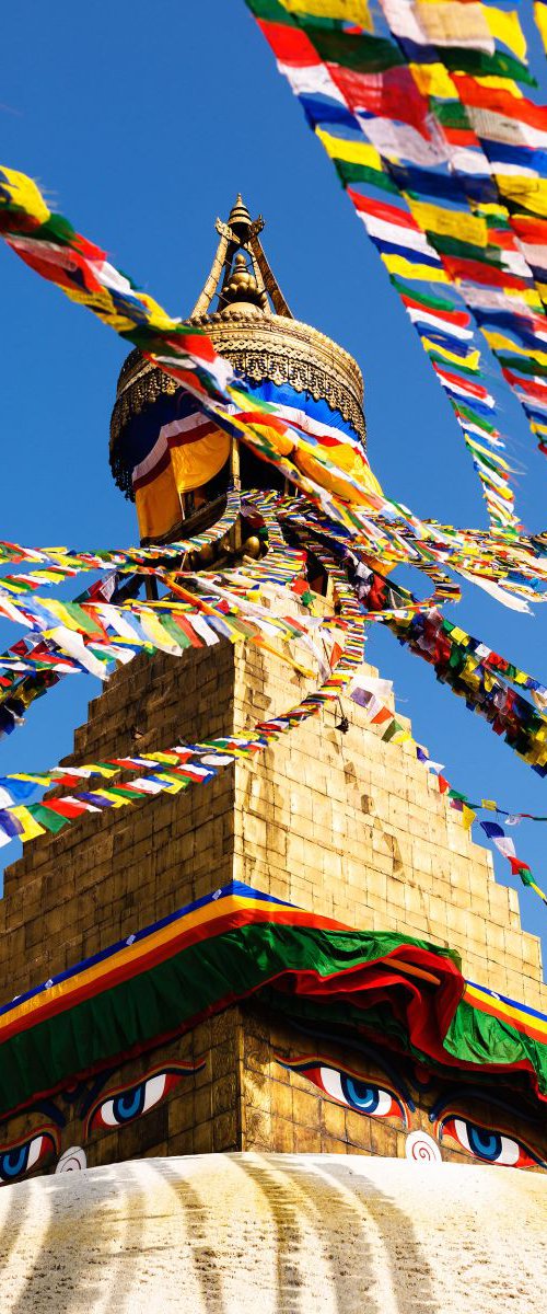 Boudhanath Stupa I by Tom Hanslien