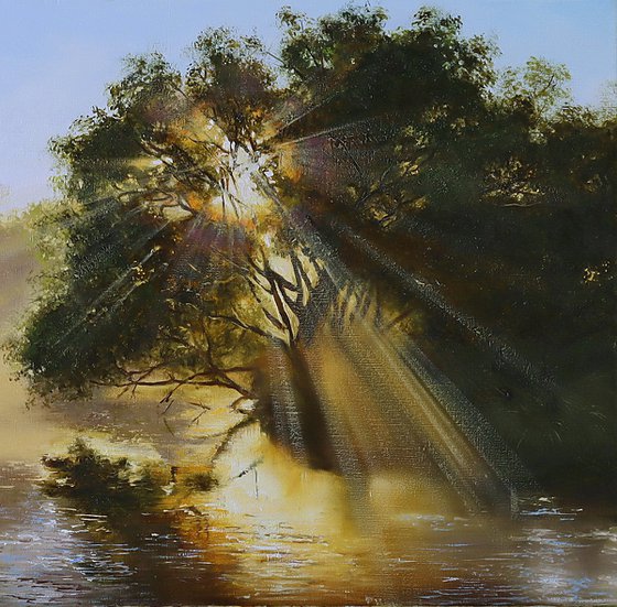 Sunrise, Realistic landscape