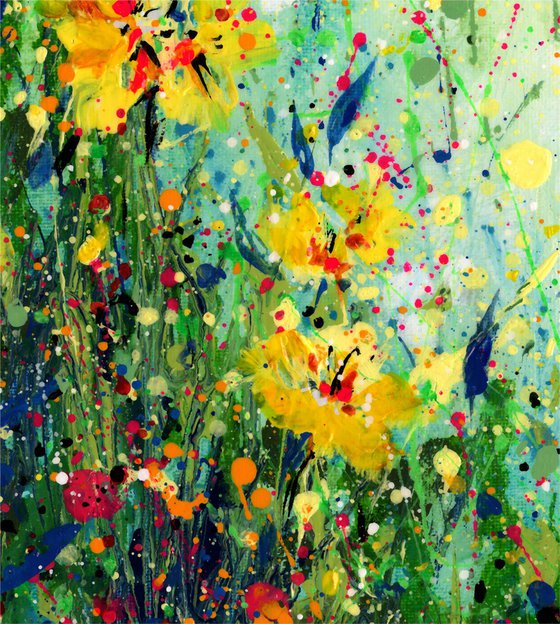 Mystic Meadow 2 - Floral art by Kathy Morton Stanion