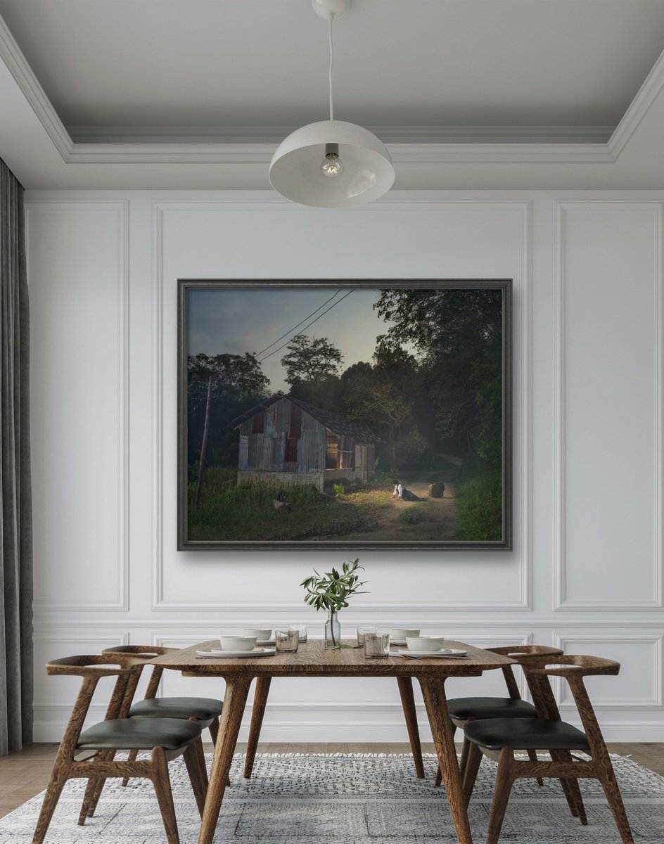 Photorealistic Portrait Photograph By Dmitry Ersler, 51 X 40, In Pursuit Of Solace., Original Artwork