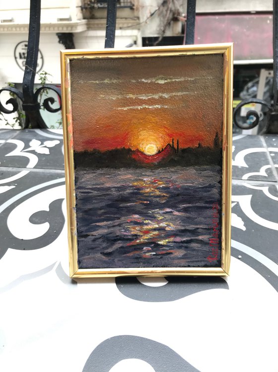Sunset on Sultanahmet ISTANBUL collection of miniatures