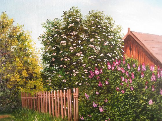 Country House with Chickens