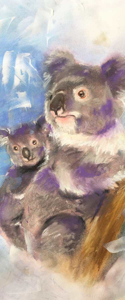 Koala family by Ksenia Lutsenko