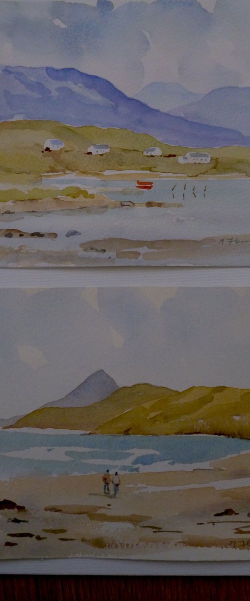 Two Western Scenes by Maire Flanagan