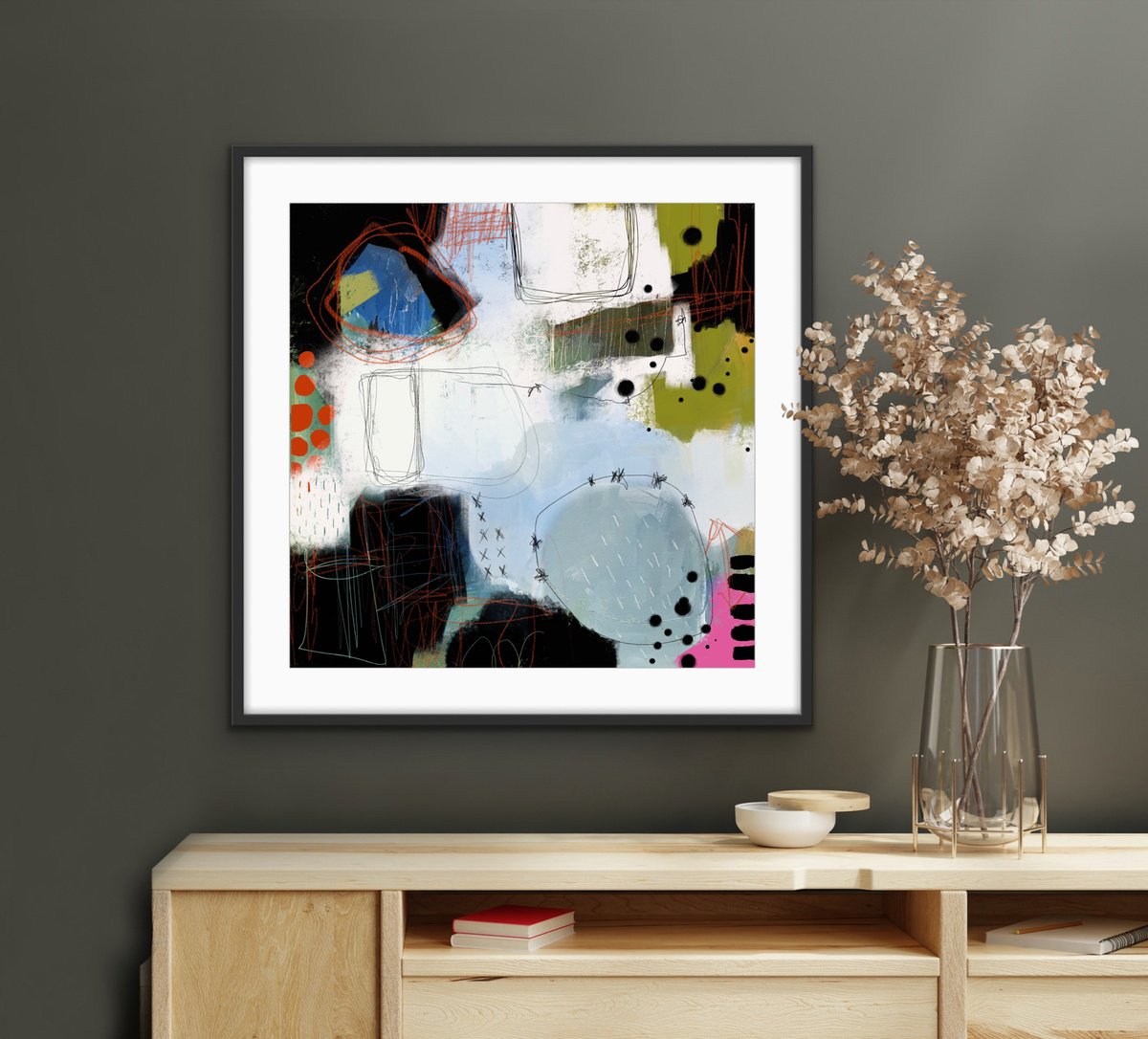 Follow your dream (24 x 24) - Abstract artwork - Limited edition of 5 by Chantal Proulx