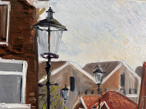 Historic Dutch Street Scene