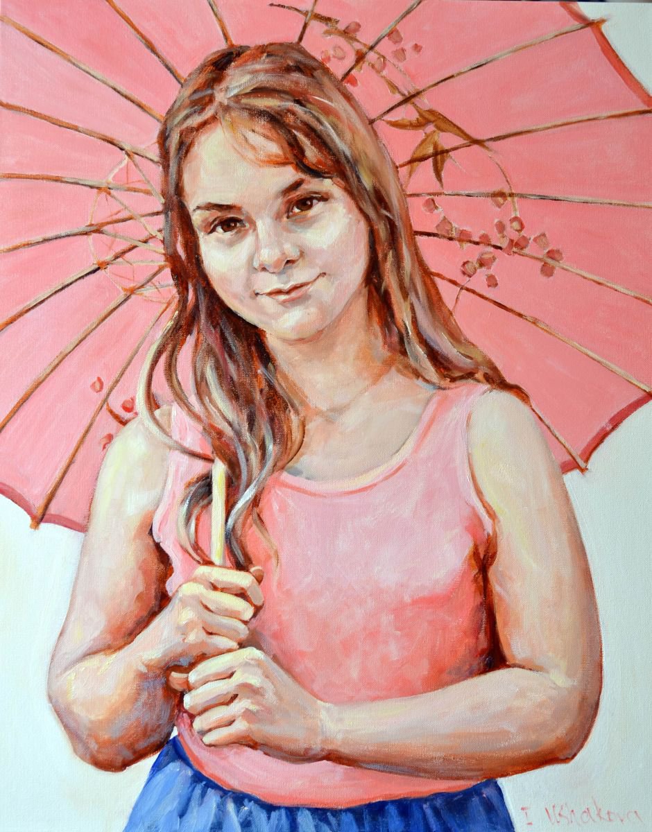 Custom Portrait in oil by Irina Ushakova