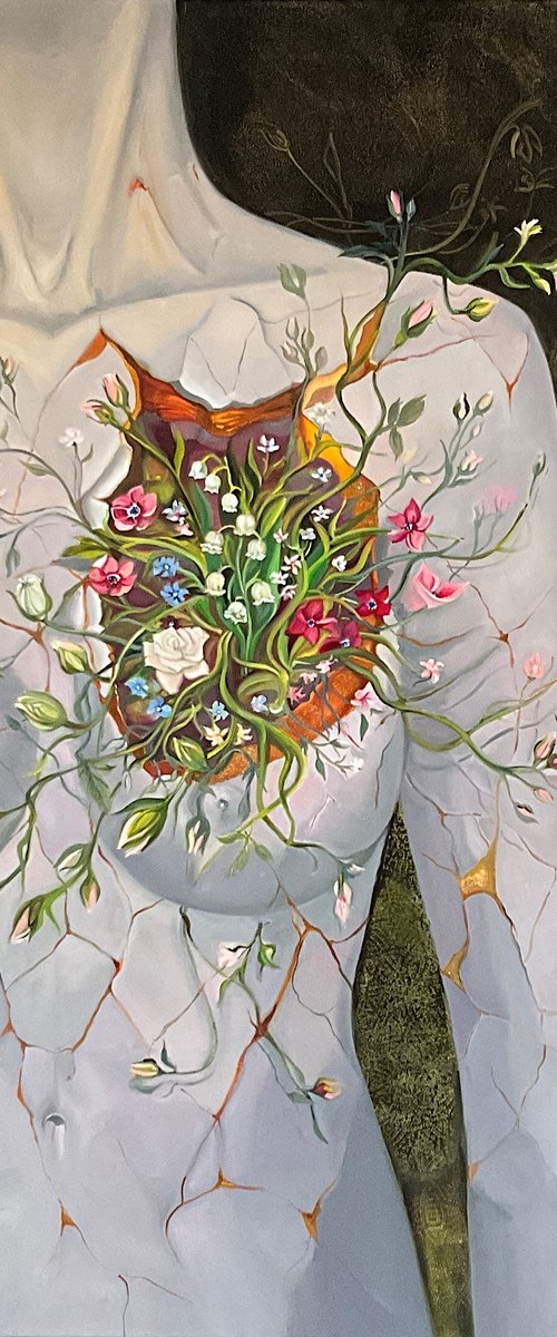 Rebirth.Blooming Heart. by Natalia Lugovskaya
