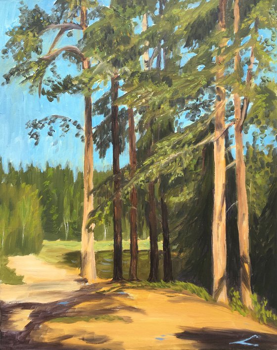 Pastor's lake trees 4