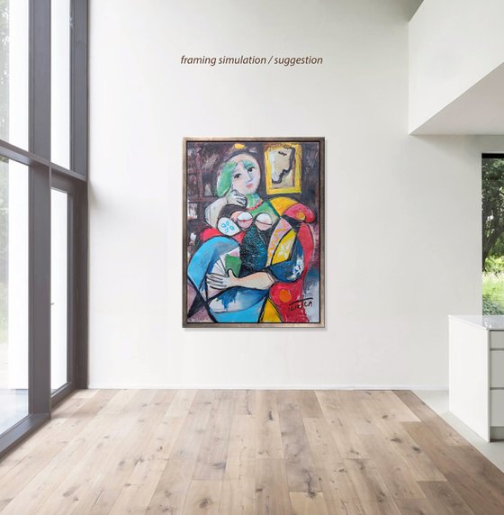 The Girl WGB (insp by Picasso)