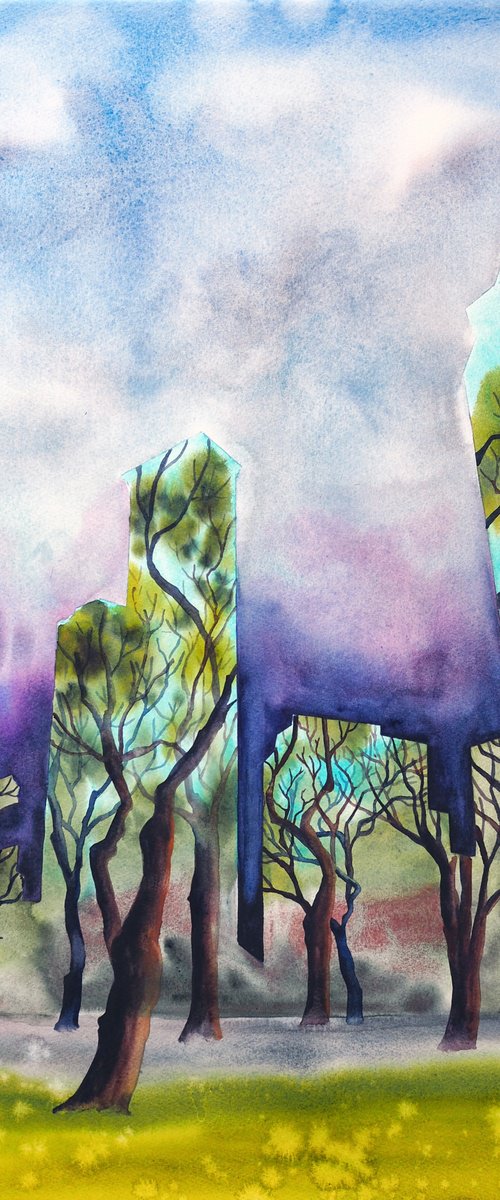 Garden On the Threshold (1) by Delnara El