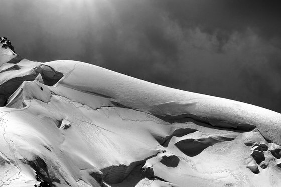 Frozen Mountains - Abstract Landscape Art Photo