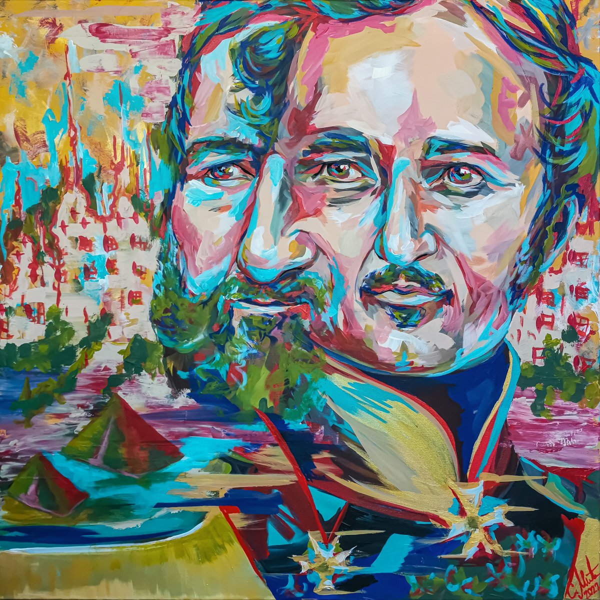 Lord Of Landscapes By Carographic By Carolyn Mielke, 39 X 39, Artwork For Sale On Artfinder