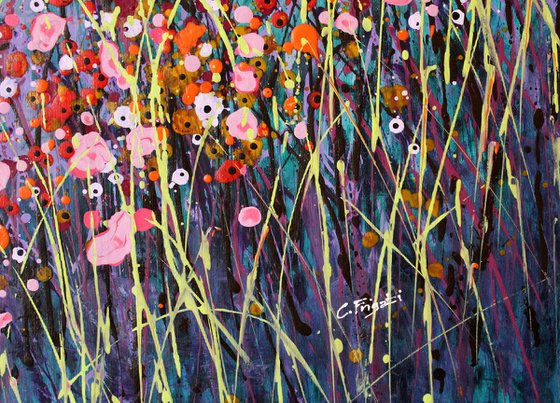 Fragranza Di Primavera #2 - Large original abstract painting