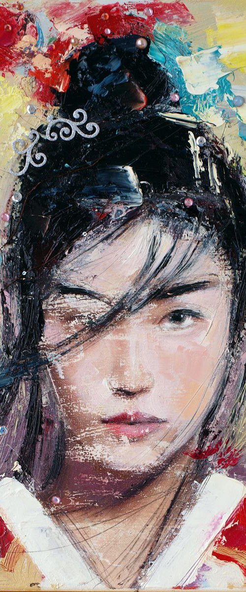 Asian girl (L'une 68 - 3) by Catalin Ilinca