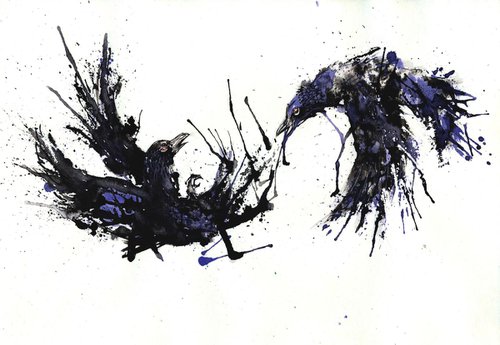 Odin's Ravens by Doriana Popa