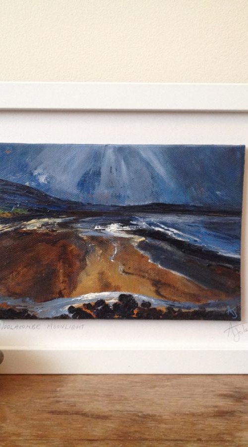 Woolacombe Moonlight by Amy Jobes