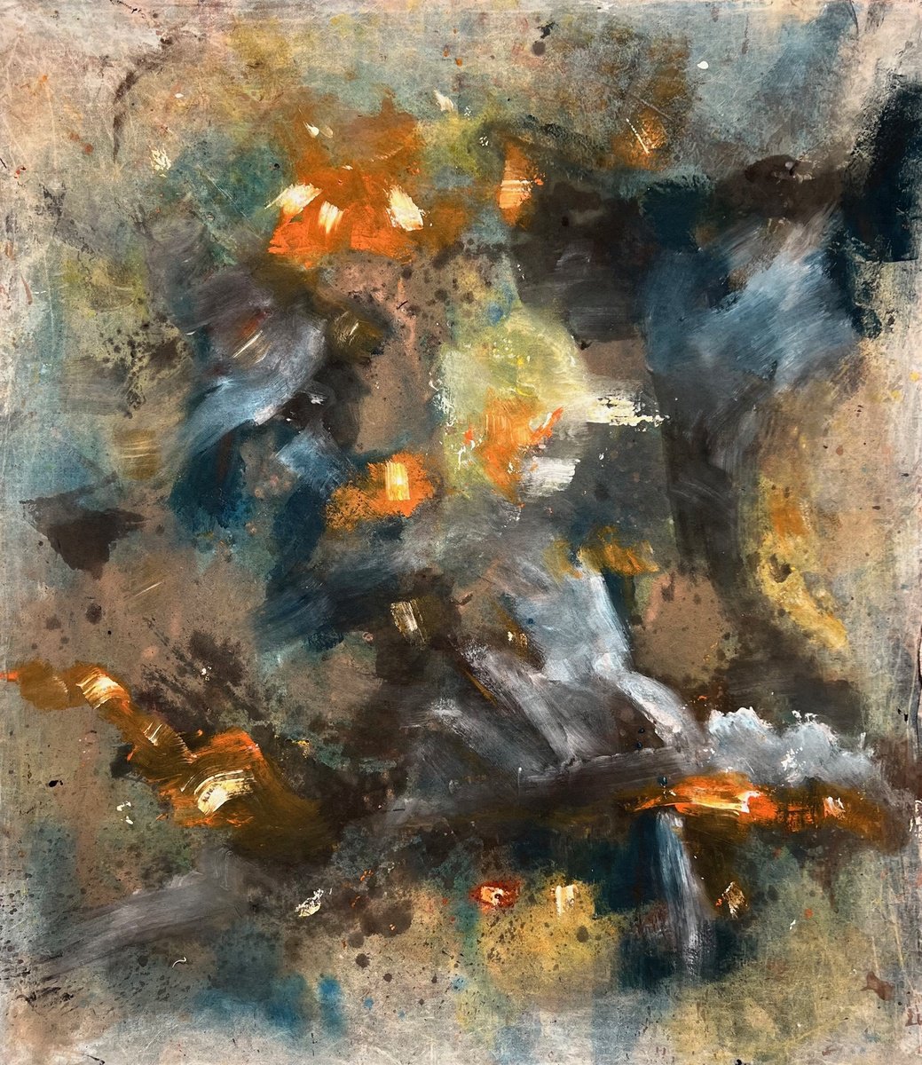  Sky Amber In August By Egle Kurlianskaite, 51 X 55, Artwork For Sale On Artfinder