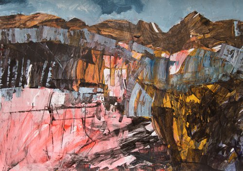 Pink Cliffs by Elizabeth Anne Fox