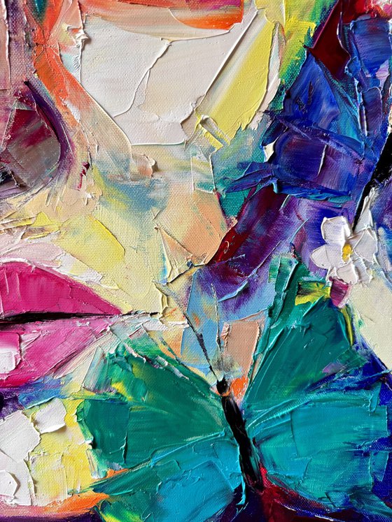 Behind the first bloom