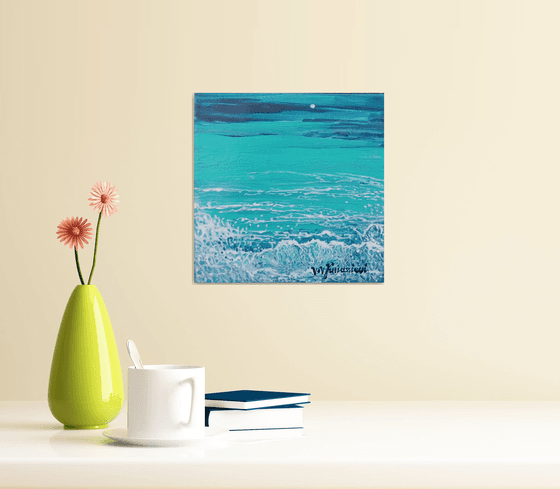 "Calming seascape"