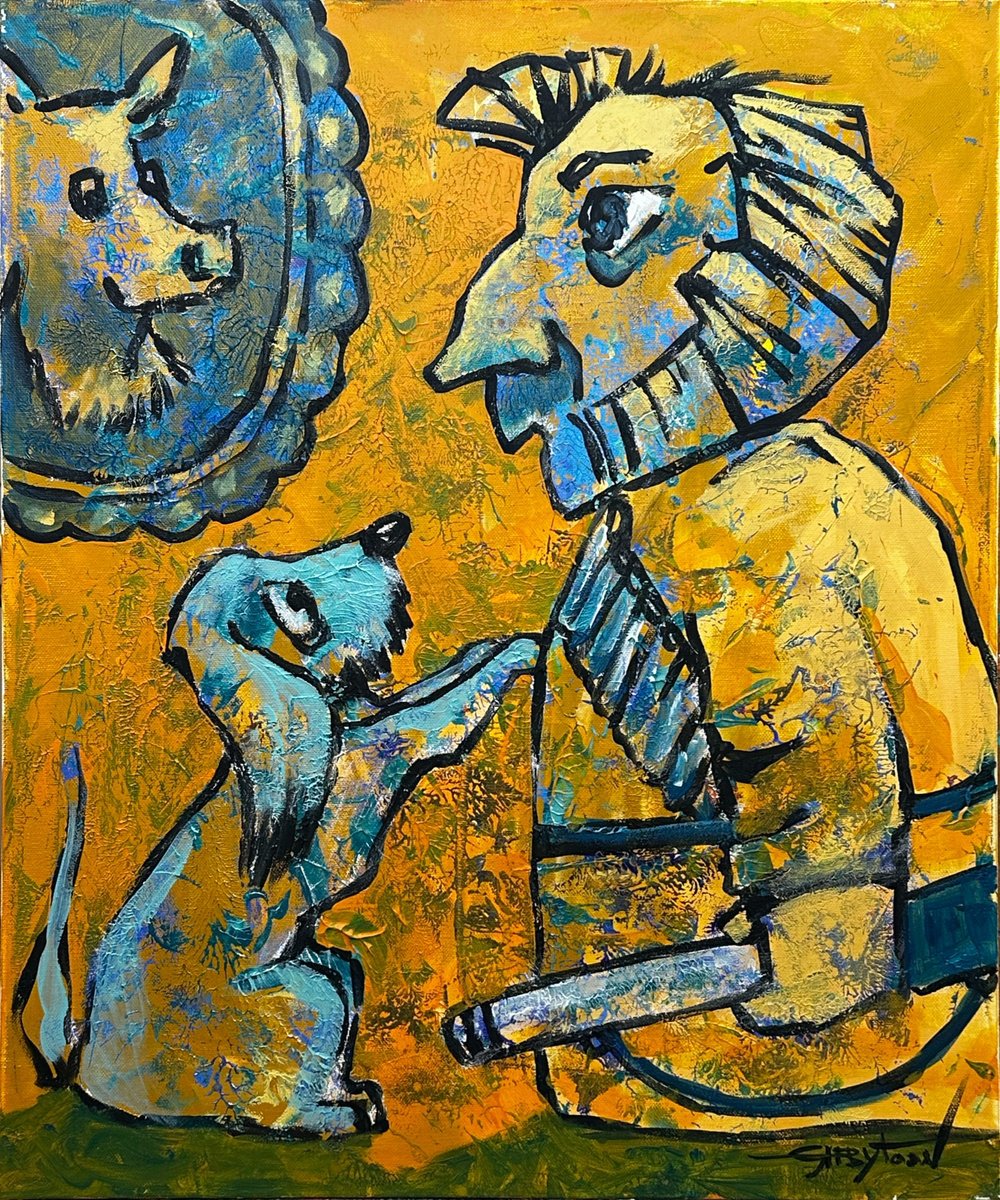 Gabriella Delamater | Original  Acrylic Painting | Original Take Me With You | 51 X 61Cm | Artwork For Sale On Artfinder