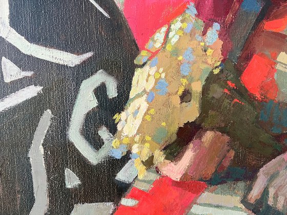 Portrait in Geometric Symphony