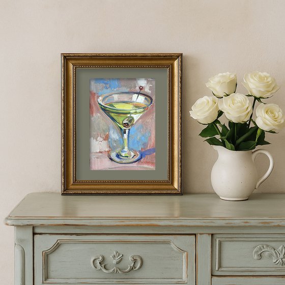 Martini with Olive
