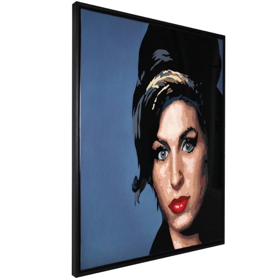 Amy Winehouse framed painting