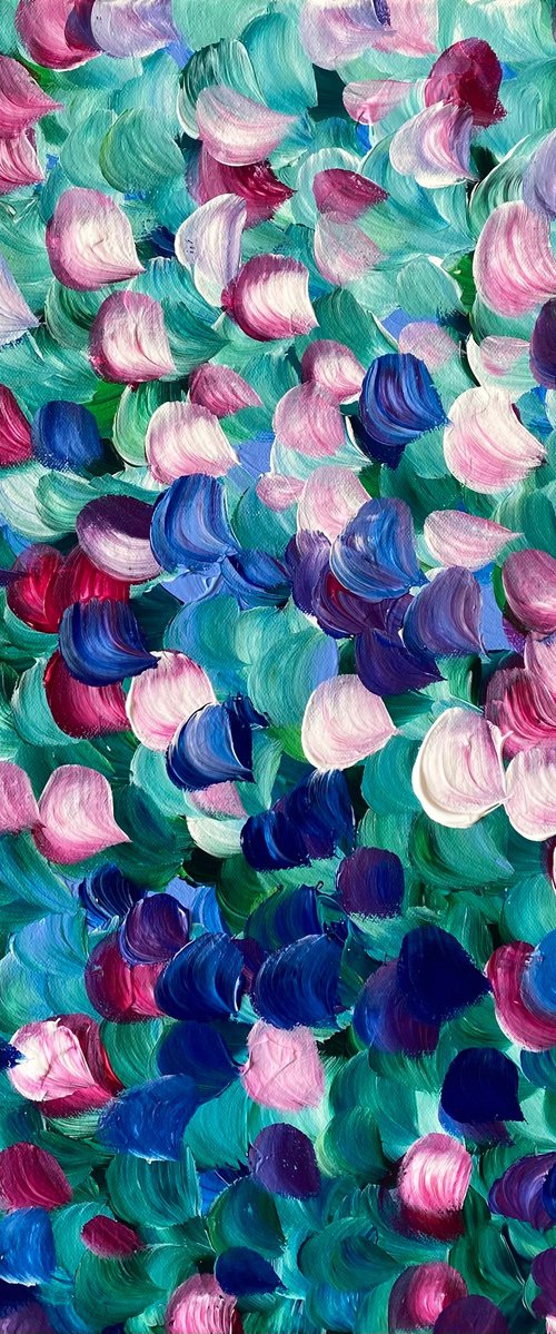 Bluebells and Roses by Katherine Spiller