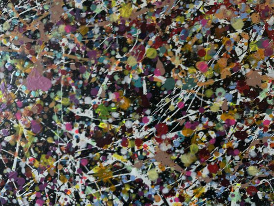 Broken Euphoria on a Black Background
