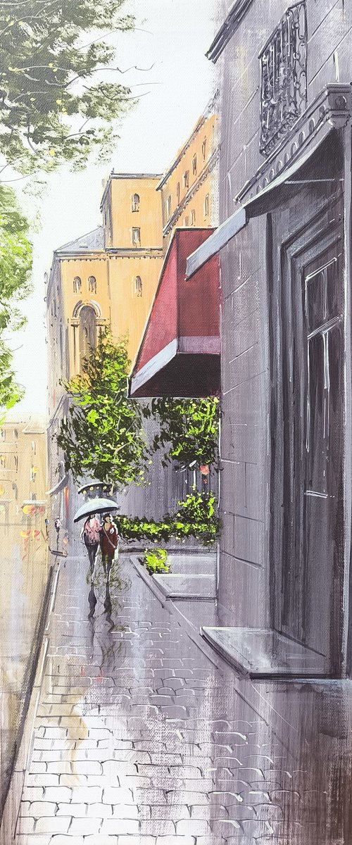Rainy Promenade by Aram Movsisyan