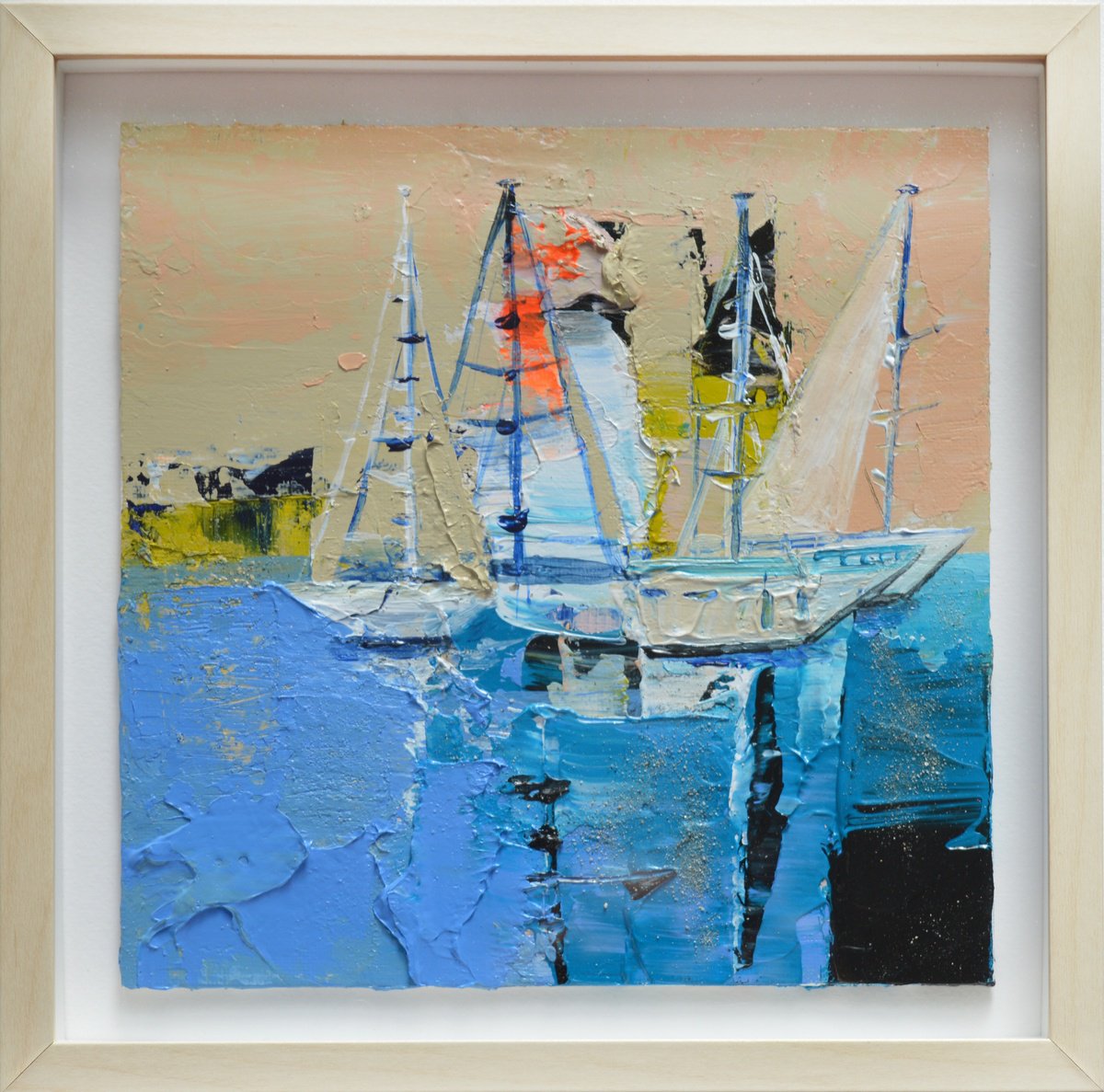 Harbor Ii By Milena Gaytandzhieva, 10 X 10, Artwork For Sale On Artfinder