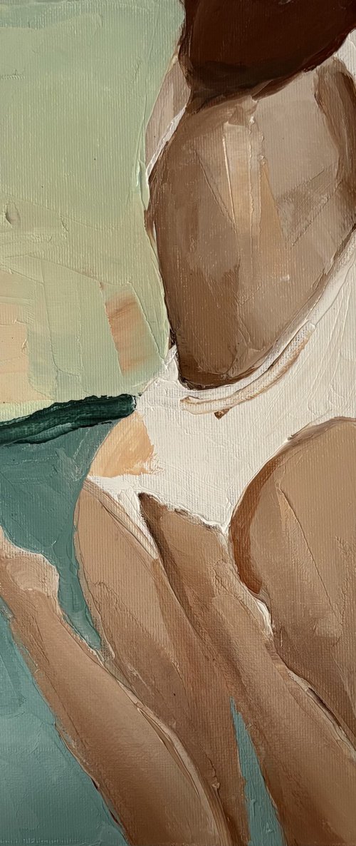 The jump on the sea horizon by Daniela Nocito