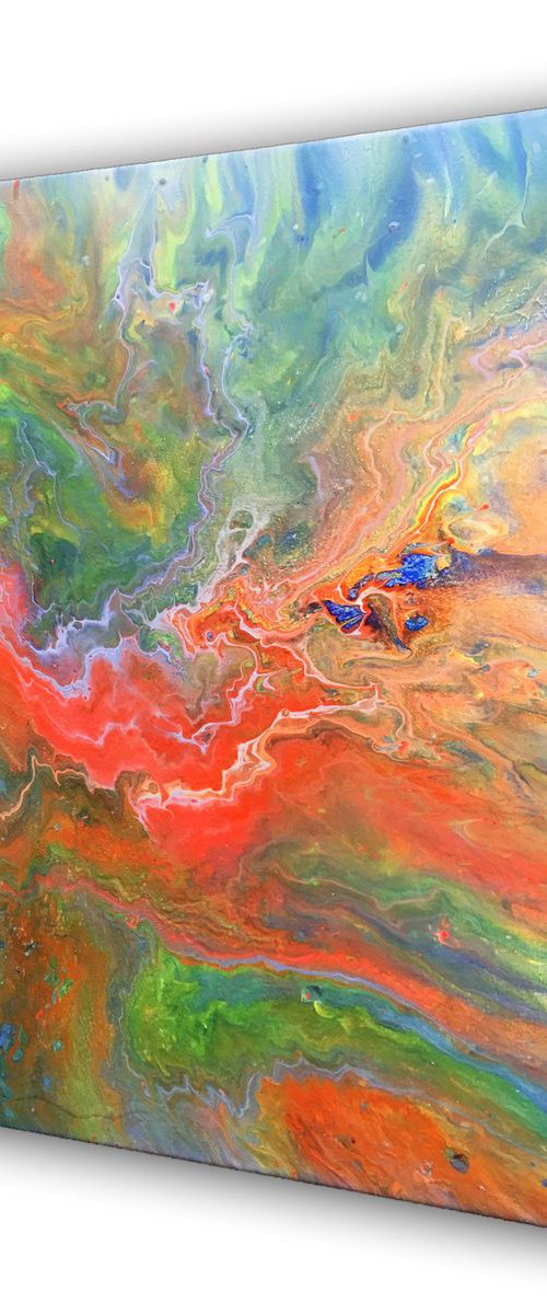 "You Put A Spell On Me" - SPECIAL PRICE - Original Abstract PMS Acrylic Painting - 16 x 20 inches by Preston M. Smith (PMS)