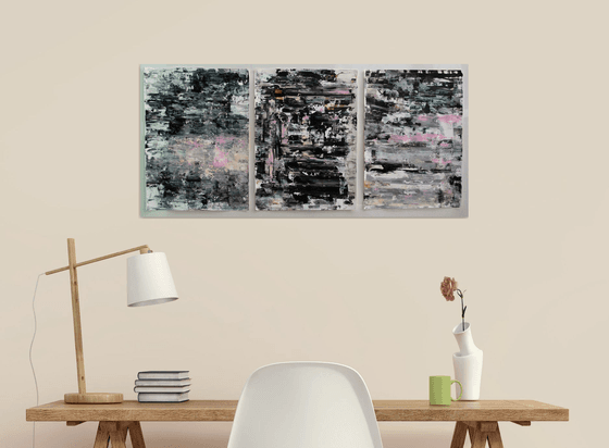 MODERN ABSTRACT TRIPTYCH