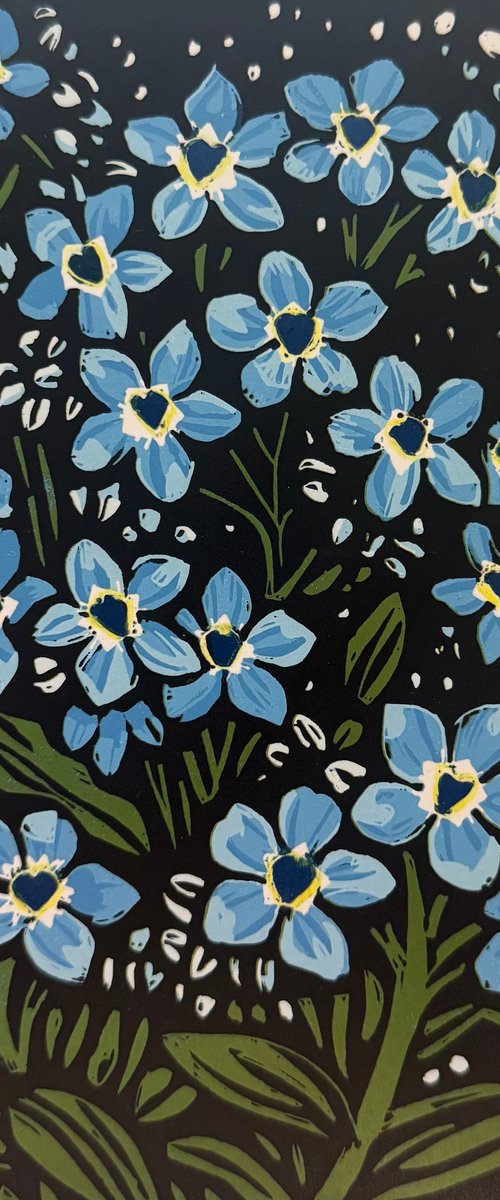 Midnight Forget Me Not by Joanne Spencer