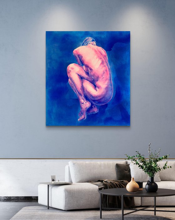 Contemporary nude woman