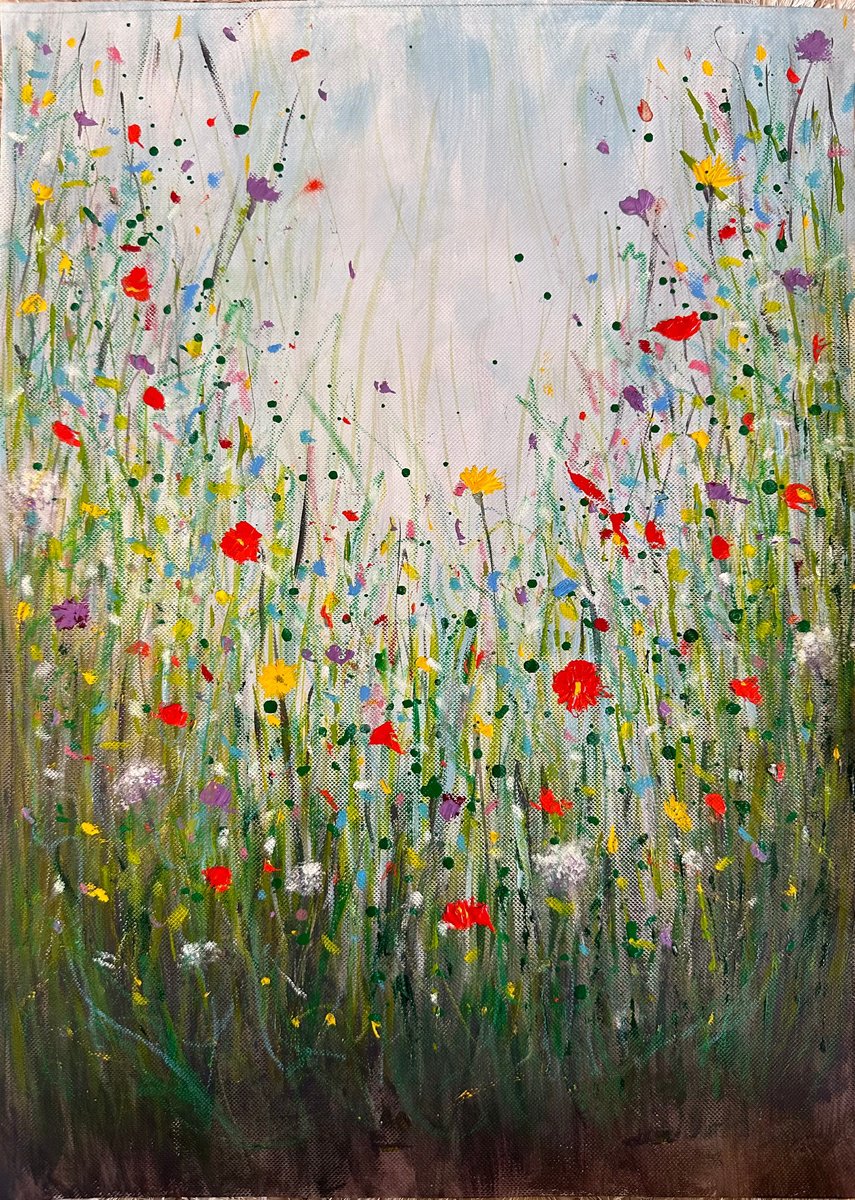Wild flowers by Clare Hoath