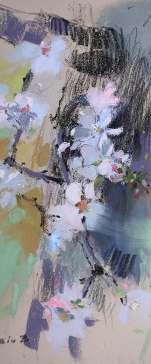 Almond blossom by Victoria Ramanovich