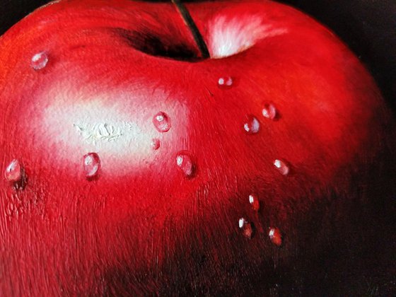 "Apple Dew IV"  (Original Oil Painting)