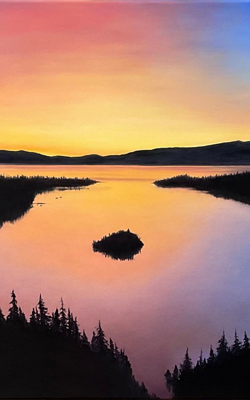 Sound of Silence. Landscape by Alla Kallass