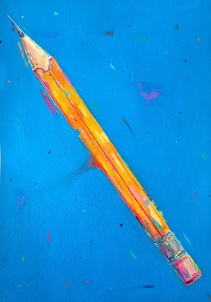 Impressionistic Still Life Acrylic Painting By Dawn Underwood, 12 X 17, Pencil, Original Artwork