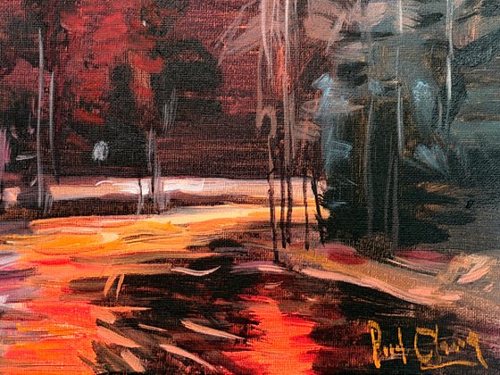 Twilight Enters the Valley