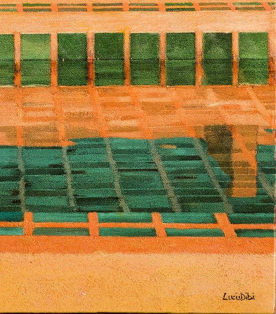Tramonto in piscina