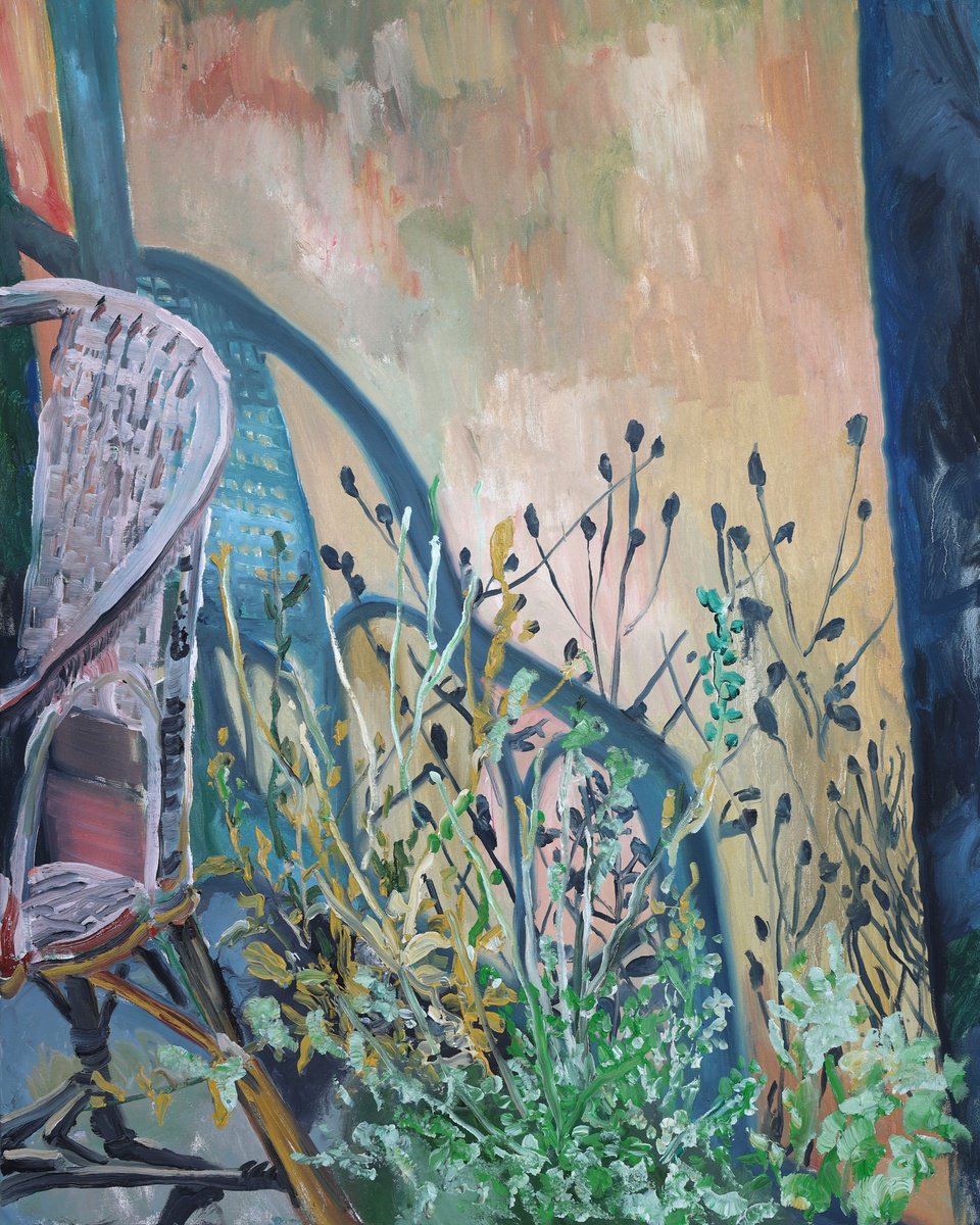 Impressionistic Botanical Oil Painting By Dominic Virtosu, 31 X 39, Morning Sunlight, Original Artwork