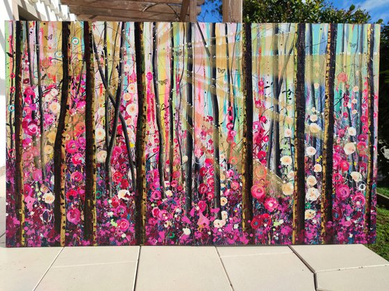 Enchanted - Large painting (Diptych)