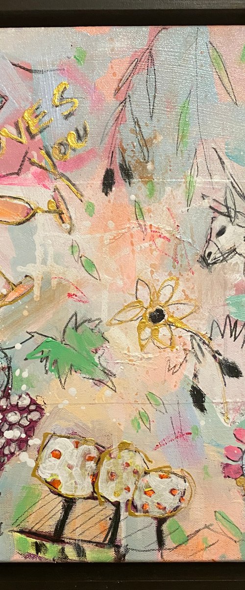 Life loves you No.1/26  (framed) by Bea Schubert