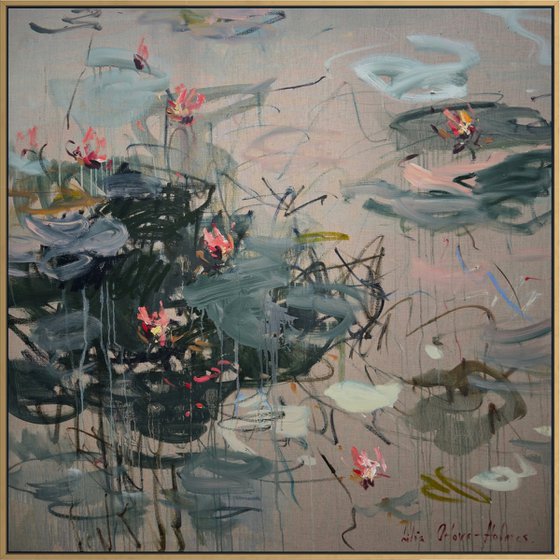 Water lilies.