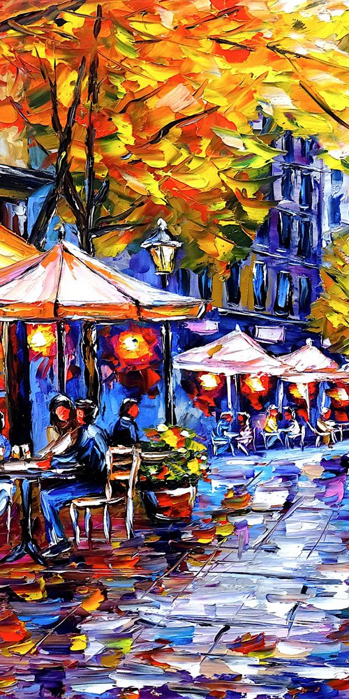Autumnal Café by Mirek Kuzniar